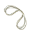 CORREIA LAMINAL GIRO ZERO BZ2552 BRANCO - Imagem 3