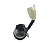 CHAVE PARTIDA COM MIOLO GERADOR B4T 5000 / 6500 BRANCO - Imagem 4