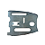 CHAPA LATERAL GUIA SABRE PARA MOTOSSERRA HUSQVARNA 61 / 265 / 268 / 288 NOVA ITECE - Imagem 3