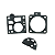 KIT REPARO CARBURADOR MOTOSSERRA STIHL 038 ITECE - Imagem 2