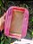 Estojo Box Tipo Maleta Holográfico Rosa - Importado - Imagem 1