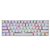 Teclado Gamer Motospeed CK62 Branco Switch Vermelho RGB - Imagem 1