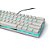 Teclado Gamer Motospeed CK62 Branco Switch Vermelho RGB - Imagem 5