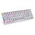 Teclado Gamer Motospeed CK62 Branco Switch Vermelho RGB - Imagem 3