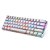 Teclado Gamer Motospeed CK62 Branco Switch Vermelho RGB - Imagem 2