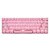 Teclado Gamer Motospeed CK62 Bluetooth Rosa Switch Azul RGB - Imagem 1