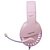 Headset Gamer OEX Pink Fox HS414 Rosa 7.1 USB - Imagem 3