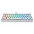 Teclado Gamer Motospeed Ck61 Essential Branco Switch Vermelho RGB - Imagem 2