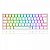 Teclado Mecânico Gamer Redragon Fizz Branco RGB Switch Blue ABNT2 - Imagem 1