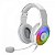 Headset Gamer Redragon Pandora RGB, Drivers 50mm, USB, Branco - Imagem 1