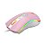 Mouse Gamer Redragon Cobra RGB, 12400 DPI, 8 Botões Programáveis, Rosa Com Branco - Imagem 3