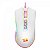Mouse Gamer Redragon Cobra RGB, 12400 DPI, 8 Botões Programáveis, Branco com Rosa - Imagem 1