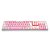 Teclado Mecânico Gamer Redragon Single Color Mitra, Switch Blue, ABNT2, Rosa e Branco - Imagem 2