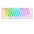 Teclado Mecânico Gamer Redragon Draconic Pro, RGB, Switch Brown, USB, Bluetooth, ABNT2, Rosa e Branco - Imagem 1