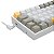 Teclado Gamer Redragon Lakshmi, Switch Brown, Layout 60%, ABNT2, Amarelo/Branco/Cinza - Imagem 8