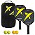 Raquete Pickleball Drop Shot Fortum - Kit com 2 Raquetes e 4 Bolinhas - Imagem 1