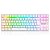 Teclado Mecânico Gamer Redragon Kumara Pro, Wireless/Bluetooth, RGB, Switch Red, ABNT2, White - Imagem 1