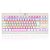 Teclado Mecânico Gamer Redragon Dark Avenger, Rainbow, Switch Blue, ABNT2, TKL, Rosa e Branco - Imagem 1