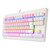 Teclado Mecânico Gamer Redragon Dark Avenger, Rainbow, Switch Brown, ABNT2, TKL, Rosa e Branco - Imagem 4