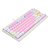 Teclado Mecânico Gamer Redragon Dark Avenger, Rainbow, Switch Brown, ABNT2, TKL, Rosa e Branco - Imagem 5