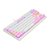 Teclado Mecânico Gamer Redragon Dark Avenger, Rainbow, Switch Blue, ABNT2, TKL, Branco e Rosa - Imagem 5