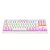 Teclado Mecânico Gamer Redragon Dark Avenger, Rainbow, Switch Blue, ABNT2, TKL, Branco e Rosa - Imagem 2