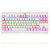 Teclado Mecânico Gamer Redragon Dark Avenger, RGB, Switch Blue, ABNT2, TKL, Branco e Rosa - Imagem 1