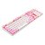 Teclado Mecânico Gamer Redragon Single Color Mitra, Switch Brown, ABNT2, Branco e Rosa - Imagem 5