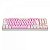 Teclado Mecânico Gamer Redragon Kumara, Switch Brown, LED Red, ABNT2, Rosa e Branco - Imagem 2