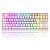 Teclado Mecânico Gamer Redragon Kumara, RGB, Switch Blue, ABNT2, Rosa e Branco - Imagem 1