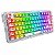 Teclado Mecânico Gamer Redragon ELF Pro, RGB, Wireless, Bluetooth, Switch Crystal, ABNT2, 75%, Transparente - Imagem 3
