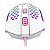 Mouse Gamer Redragon Reaping Elite, RGB, 6 Botões Programáveis, 32000 DPI, White/Pink - Imagem 6