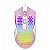 Mouse Gamer Redragon Reaping Elite, RGB, 6 Botões Programáveis, 32000 DPI, Pink/White - Imagem 1