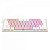Teclado Mecânico Gamer Redragon Anivia, RGB, Low-Profile, Switch Blue, ABNT2, Rosa/Branco - Imagem 2