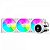 Water Cooler Kalkan Alpha 360 ARGB, 360mm, Com Display, Intel-AMD, Branco - Imagem 1