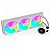 Water Cooler Kalkan Alpha 360 ARGB, 360mm, Com Display, Intel-AMD, Branco - Imagem 2