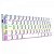 Teclado Mecânico Gamer T-Dagger Arena, Rainbow, Switch Brown, 60%, ABNT2, Branco - Imagem 3
