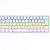 Teclado Mecânico Gamer T-Dagger Arena Pro, Rainbow, Wireless/Bluetooth, Switch Brown, 60%, ABNT2, Branco - Imagem 1