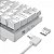 Teclado Mecânico Gamer T-Dagger Arena Pro, Rainbow, Wireless/Bluetooth, Switch Brown, 60%, ABNT2, Branco - Imagem 6