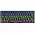 Teclado Mecânico Gamer T-Dagger Arena Pro, Rainbow, Wireless/Bluetooth, Switch Brown, 60%, ABNT2, Preto - Imagem 1