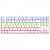Teclado Mecânico Gamer T-Dagger Bora, Rainbow, Switch Brown, TKL, ABNT2, Branco - Imagem 1