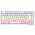 Teclado Mecânico Gamer T-Dagger Megatre, Rainbow, Switch Brown, 75%, ABNT2, Branco - Imagem 1