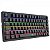 Teclado Mecânico Gamer T-Dagger Megatre, Rainbow, Switch Brown, 75%, ABNT2, Preto - Imagem 4
