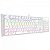 Teclado Mecânico Gamer T-Dagger Rebel, Rainbow, Switch Brown, Full Size, ABNT2, Branco - Imagem 3