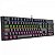 Teclado Mecânico Gamer T-Dagger Rebel, Rainbow, Switch Brown, Full Size, ABNT2, Preto - Imagem 3