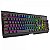 Teclado Gamer T-Dagger Nova, RGB, Membrana, Full Size, ABNT2, Preto - Imagem 3