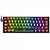 Teclado Mecânico Gamer Redragon Fizz, RGB, Clear Black, 60%, Switch Crystal - Imagem 1