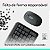 Kit Teclado e Mouse Logitech MK250 Sem Fio Compacto, Mouse Ambidestro, Bluetooth, ABNT2, Preto - Imagem 4