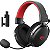 Headset Gamer Havit H2015Pro, Sem Fio, 5 Modos - Multiplataform, Preto/Vermelho - Imagem 1