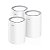 Kit 3 Roteadores Cudy AX3000 M3000 6 Mesh 2.5G Branco - Imagem 1